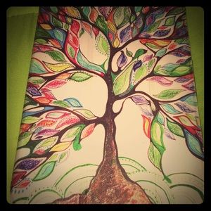 Color Powerful tree case